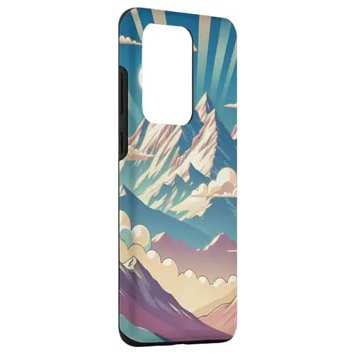 Radiant Vista: Where Sun and Mountain Meet Case (iPhone