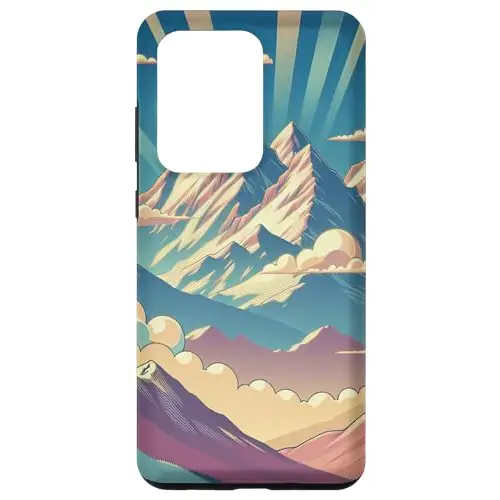 Radiant Vista: Where Sun and Mountain Meet Case (iPhone