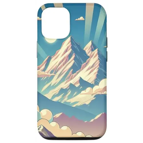 Radiant Vista: Where Sun and Mountain Meet Case (iPhone