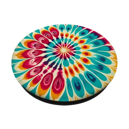 Radiant Vortex: Psychedelic Burst PopSockets Swappable