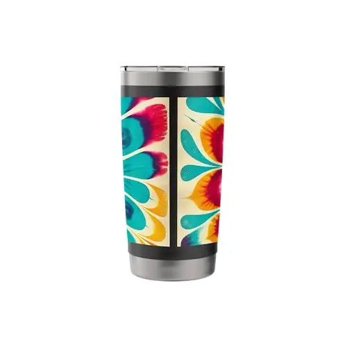 Radiant Vortex: Psychedelic Burst Stainless Steel Insulated