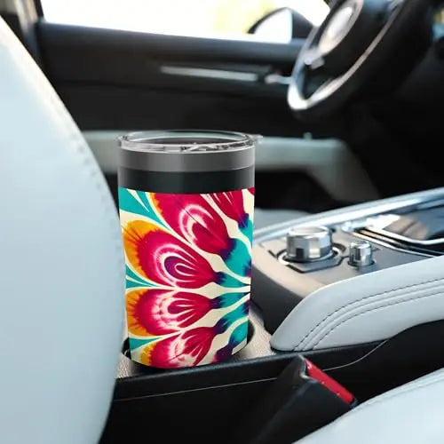 Radiant Vortex: Psychedelic Burst Stainless Steel Insulated