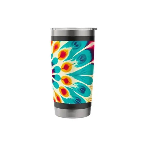Radiant Vortex: Psychedelic Burst Stainless Steel Insulated