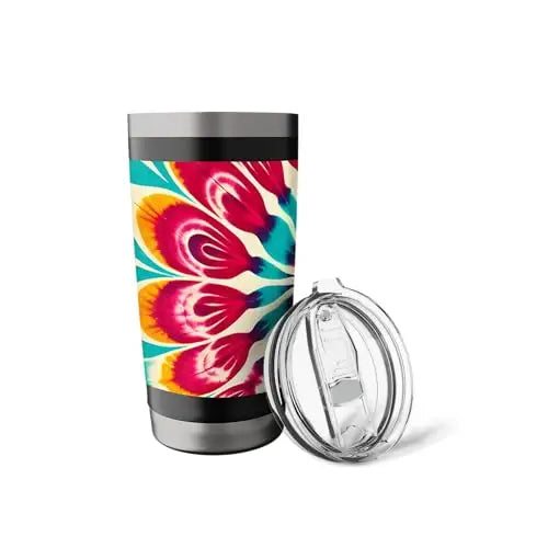 Radiant Vortex: Psychedelic Burst Stainless Steel Insulated