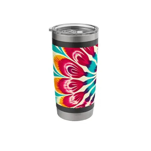 Radiant Vortex: Psychedelic Burst Stainless Steel Insulated