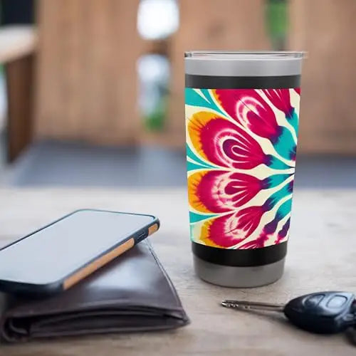 Radiant Vortex: Psychedelic Burst Stainless Steel Insulated