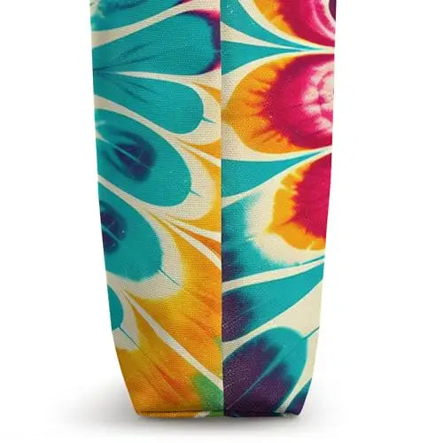 Radiant Vortex: Psychedelic Burst Tote Bag Apparel