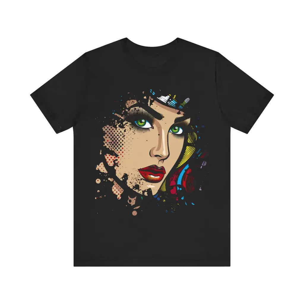 Rainbow Tresses and Green-eyed Gaze - Jersey Short Sleeve