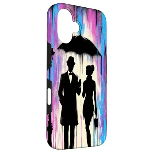 Rainy Romance: A Night of Elegance Case (iPhone Select
