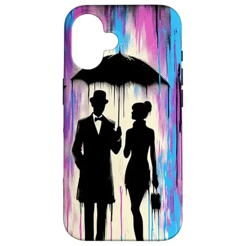 Rainy Romance: A Night of Elegance Case (iPhone Select