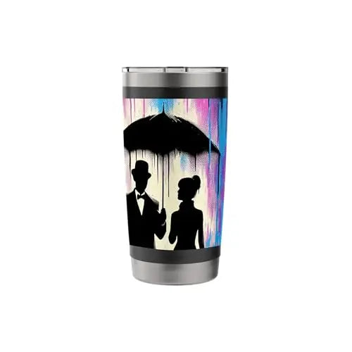 Rainy Romance: A Night of Elegance Stainless Steel