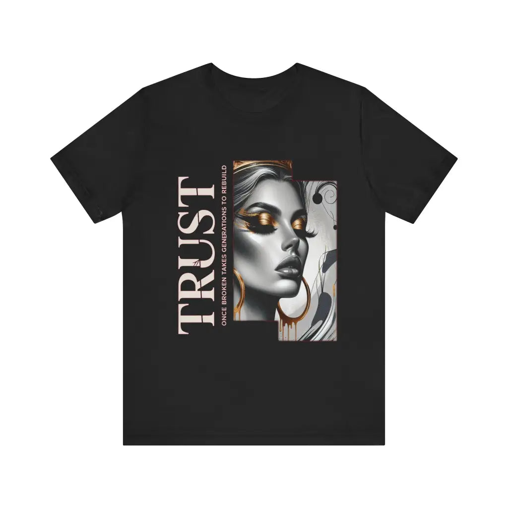 Reconstruction of Trust Jersey Short Sleeve Tee Black / S T