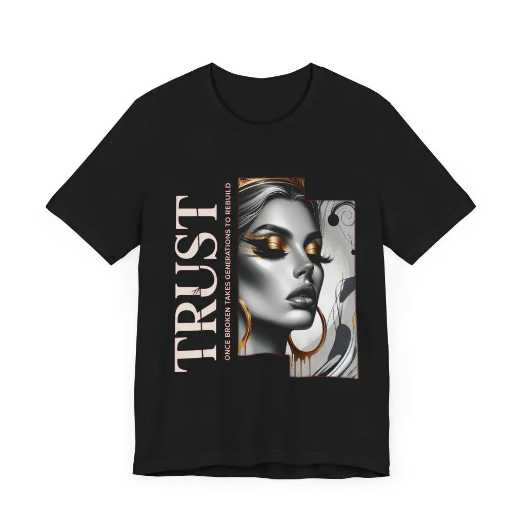 Reconstruction of Trust Jersey Short Sleeve Tee T Shirt