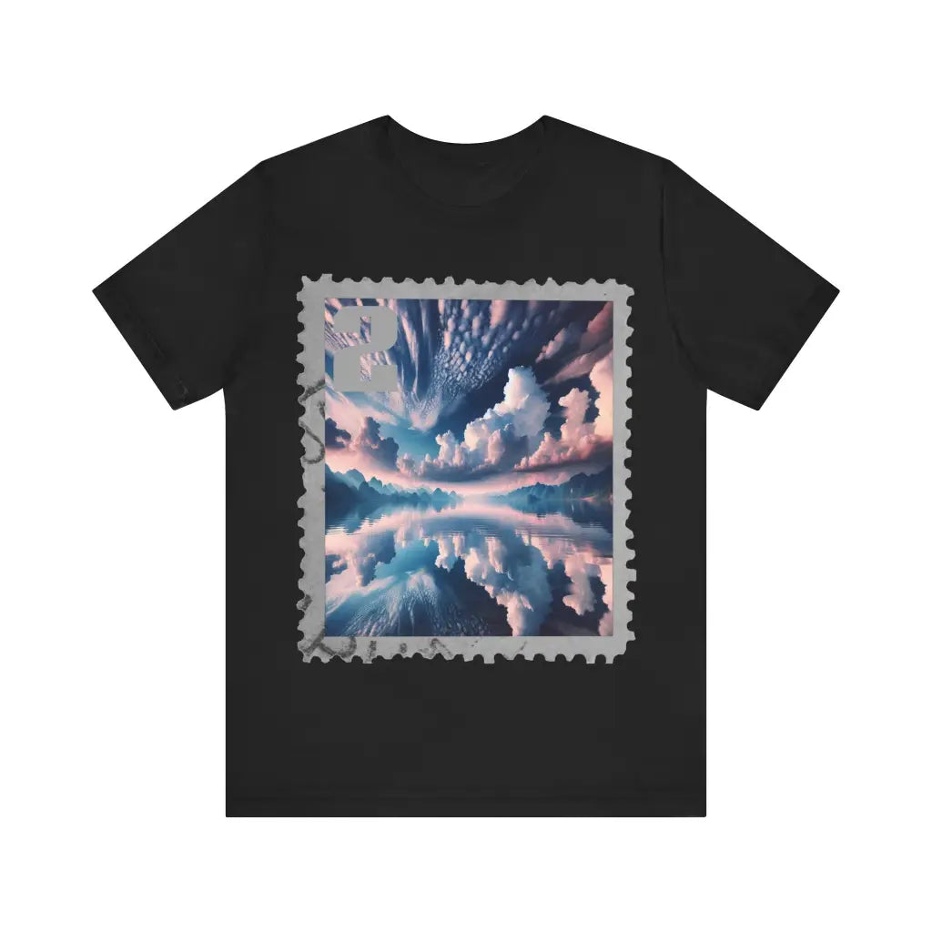 Reflected Horizons Jersey Short Sleeve Tee Black / S T Shirt