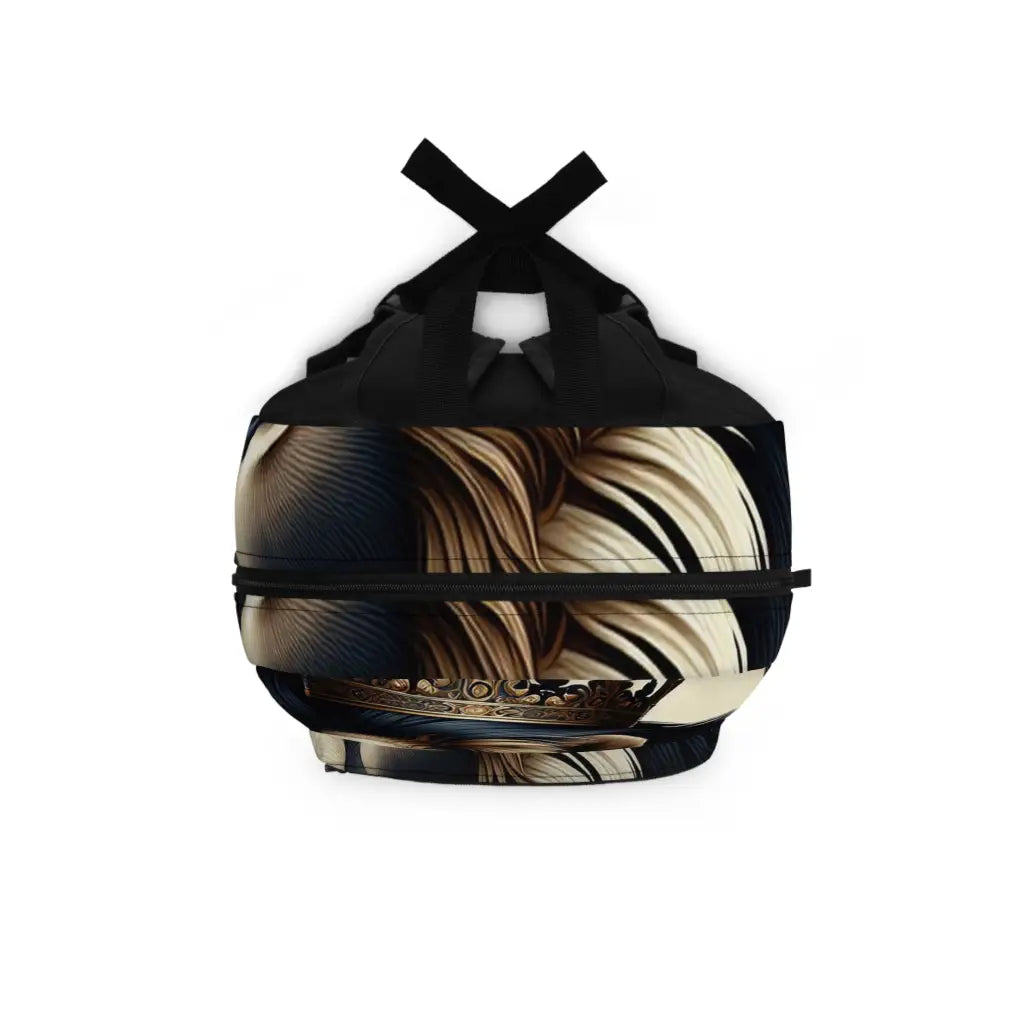 Regal Lion in Artistic Splendor Backpack One size Bags