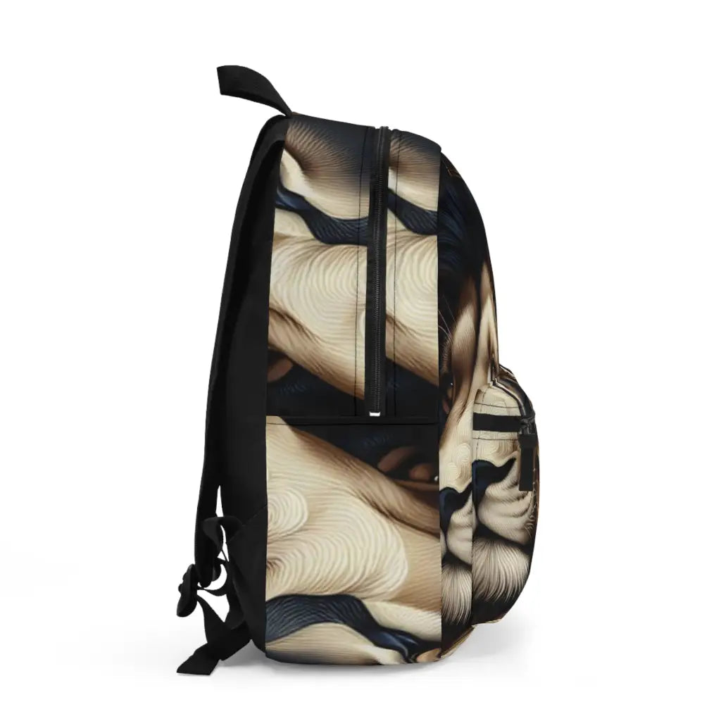 Regal Lion in Artistic Splendor Backpack One size Bags