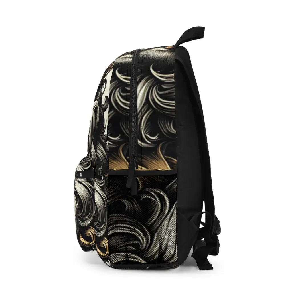 Regal Lion Portrait Backpack One size Bags