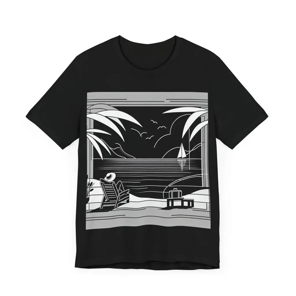 Relaxing Escape by the Sea Jersey Short Sleeve Tee T Shirt