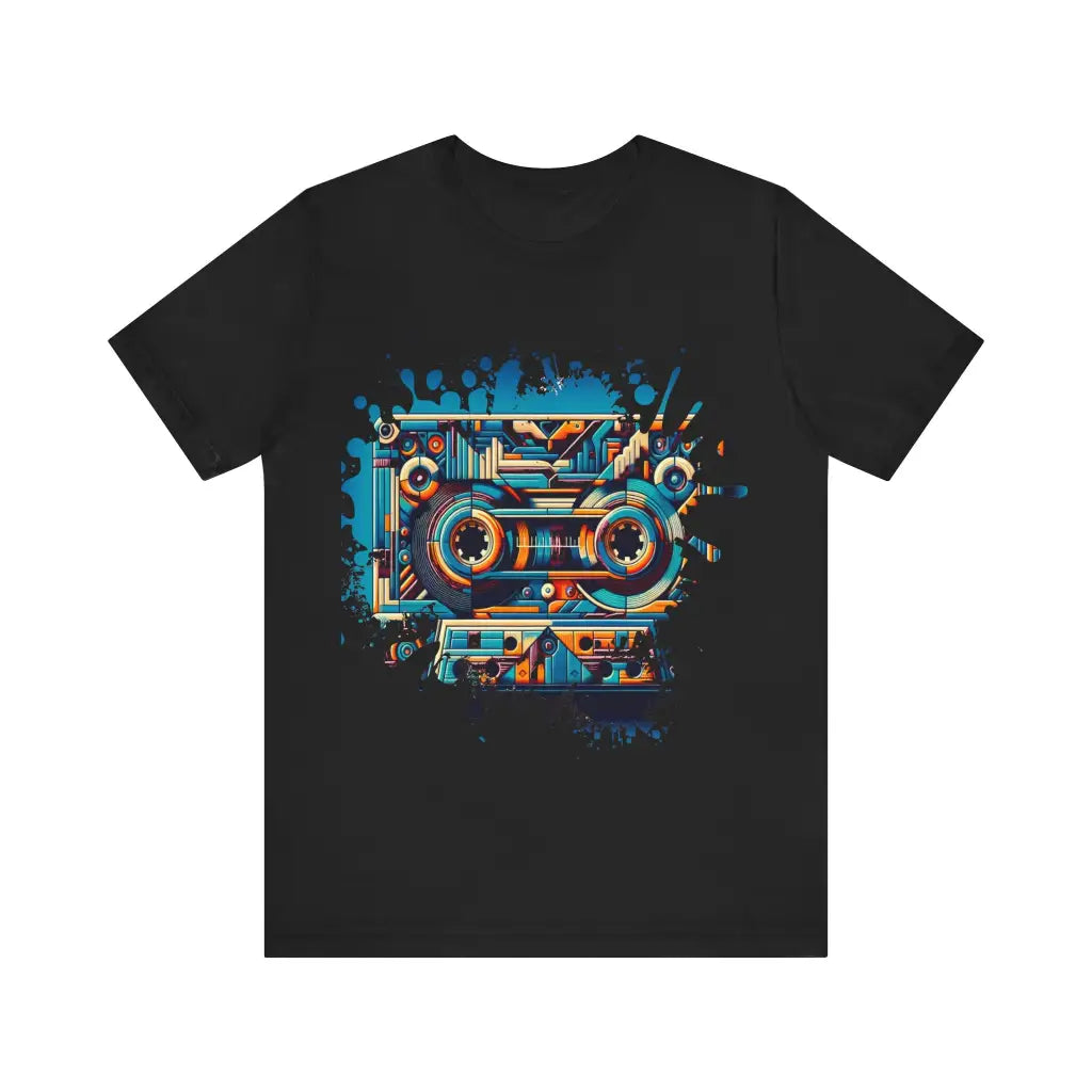 Retro Audio Dynamic - Jersey Short Sleeve Tee - Black / S