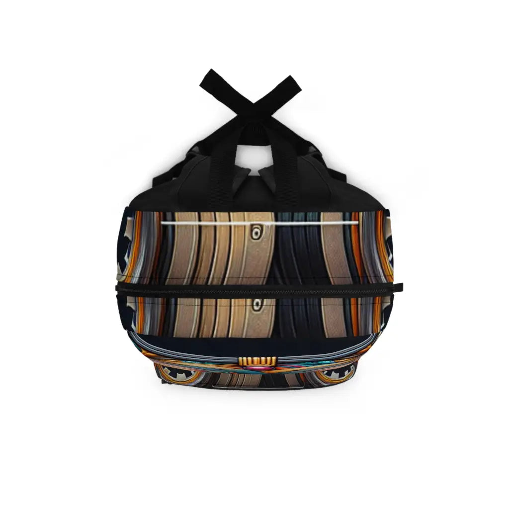 Retro Cassette Artistry Backpack One size Bags