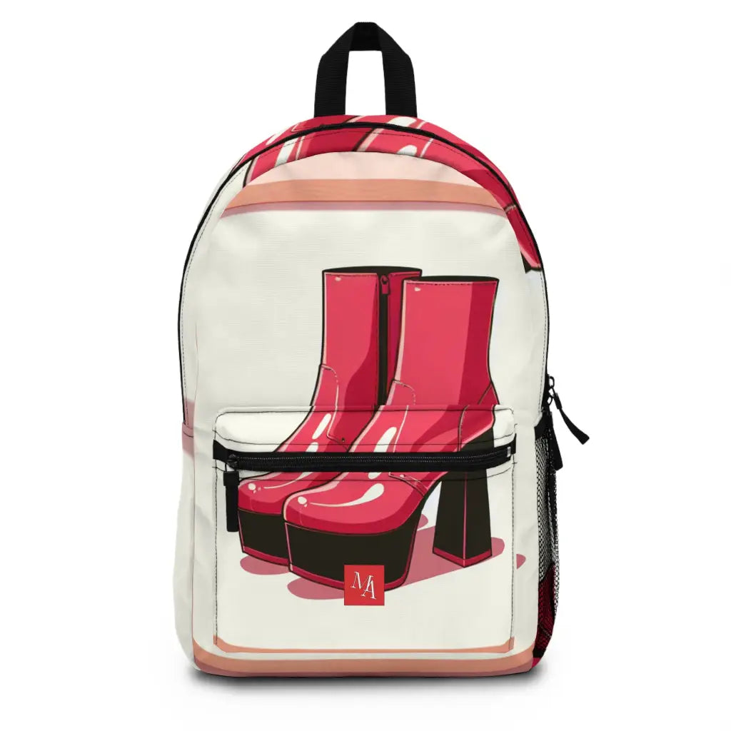 Retro Chic Boot Extravaganza Backpack One size Bags