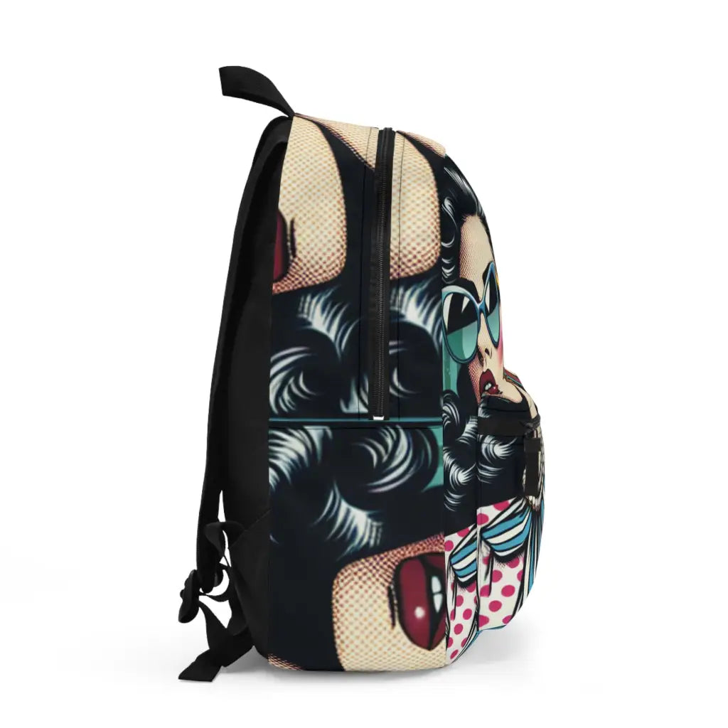 Retro Fashion Icons in Focus Backpack One size Bags