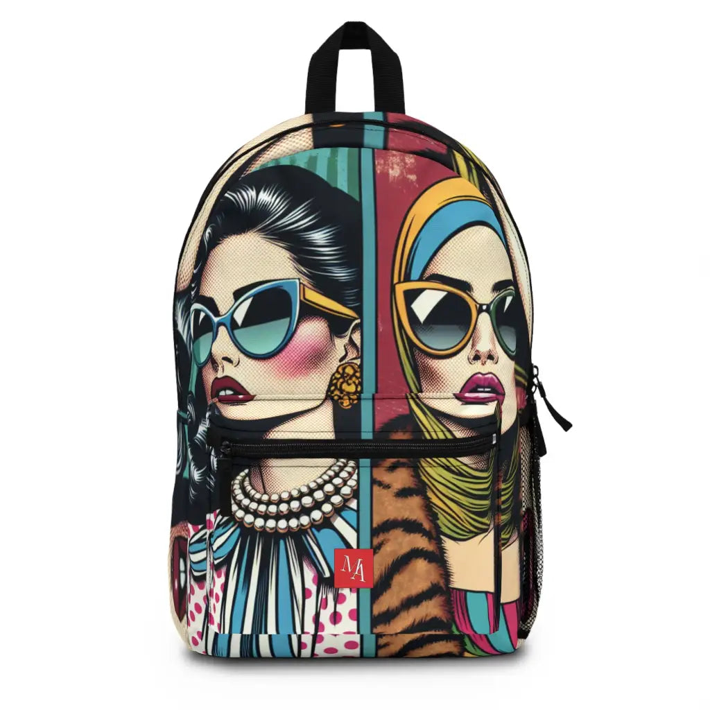 Retro Fashion Icons in Focus Backpack One size Bags