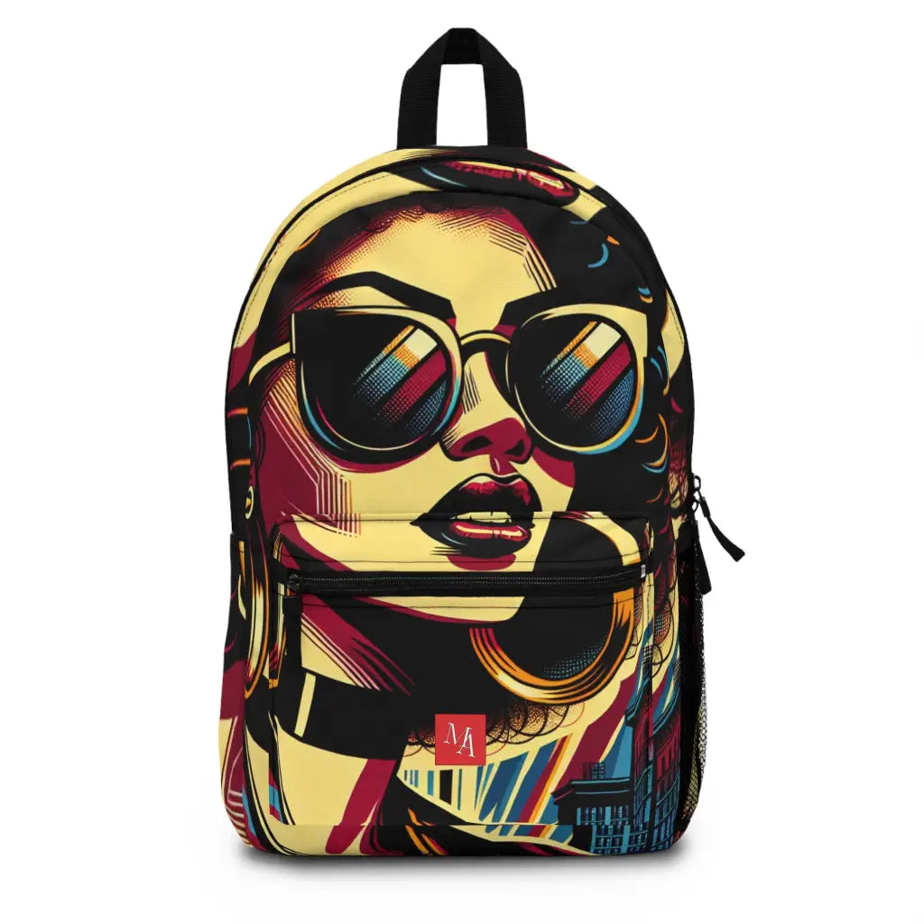 Retro Groove Portraiture - Backpack - One size - Bags