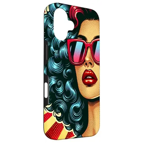 Retro Radiance: Bold and Fearless Case (iPhone Select