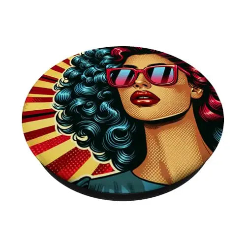 Retro Radiance: Bold and Fearless PopSockets Swappable