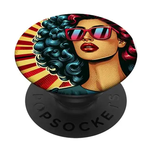 Retro Radiance: Bold and Fearless PopSockets Swappable