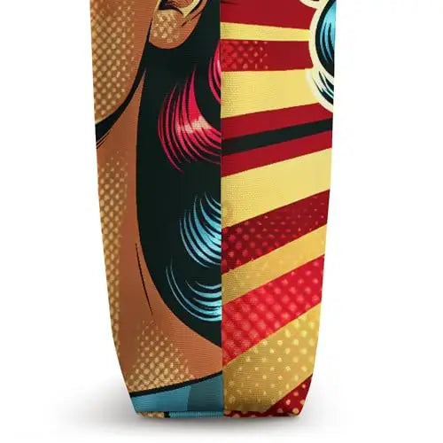 Retro Radiance: Bold and Fearless Tote Bag Apparel