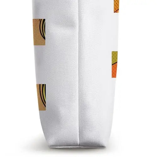 Retro Radiance: Fragmented Beauty in Motion Tote Bag Apparel