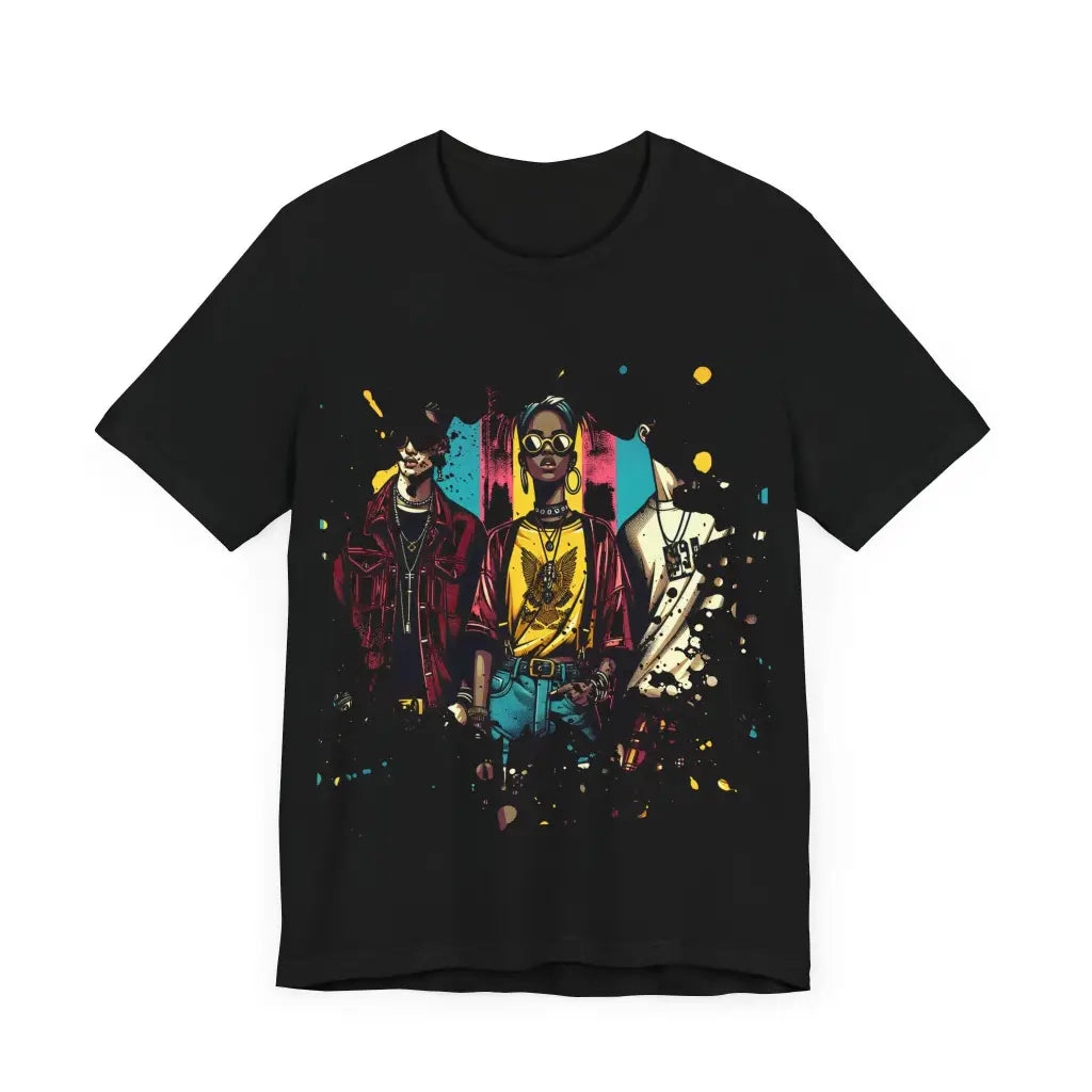 Retro Trio Fashion Flair - Jersey Short Sleeve Tee - T-Shirt