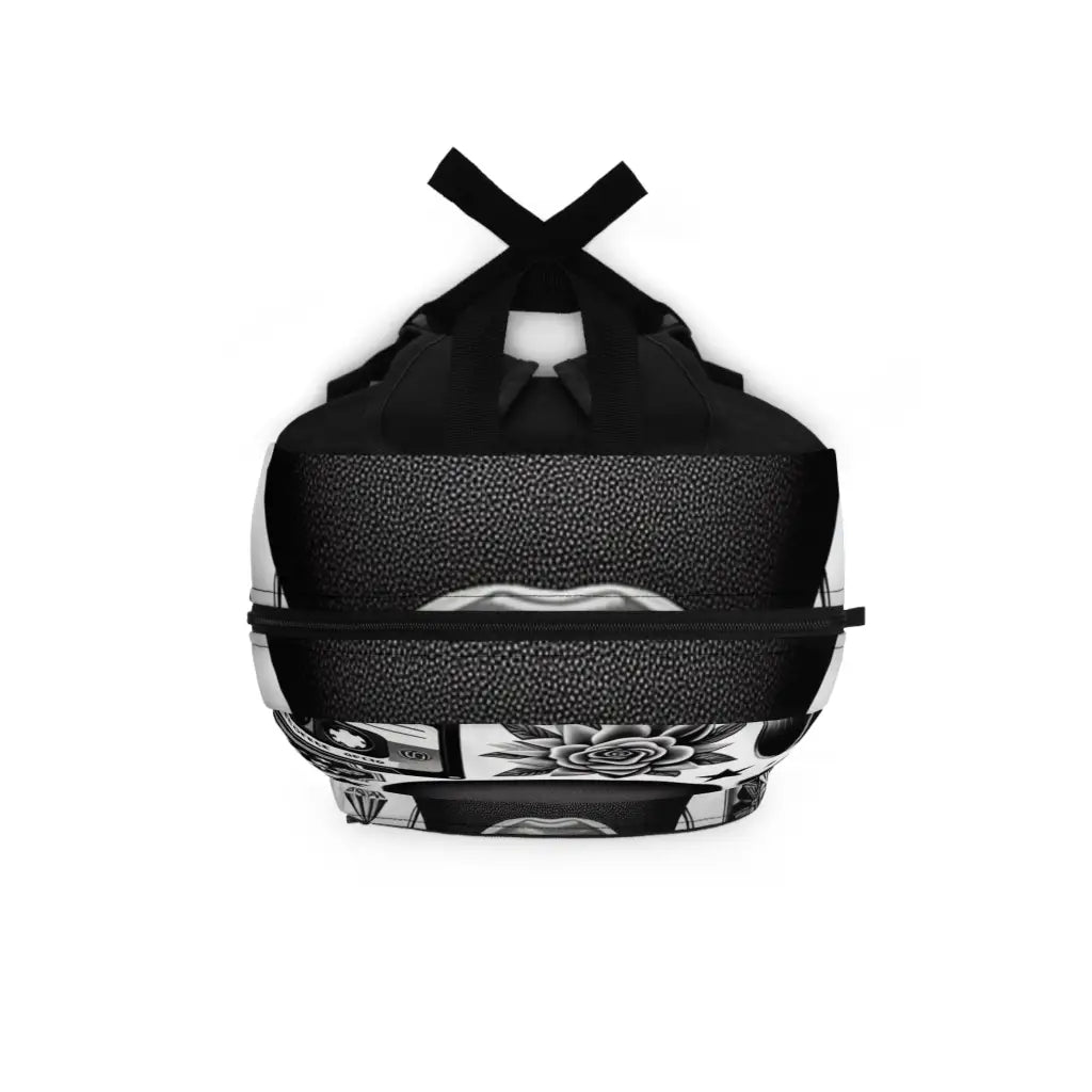 Retro Vibes and Glittering Chaos Backpack One size Bags