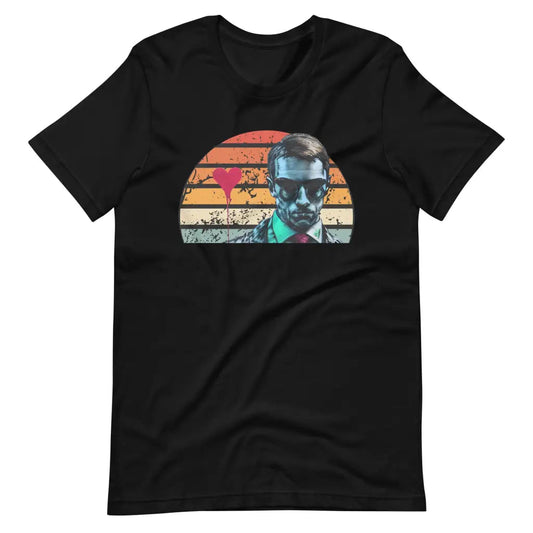 Retro Vintage Mystery Man Unisex t-shirt - Black / S