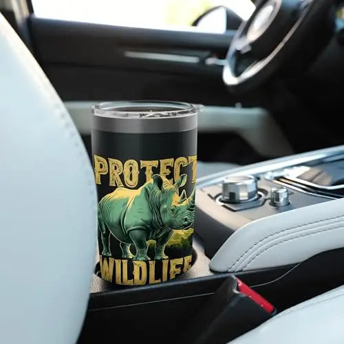 Rhino Guardian of the Wild: Protect Wildlife Stainless