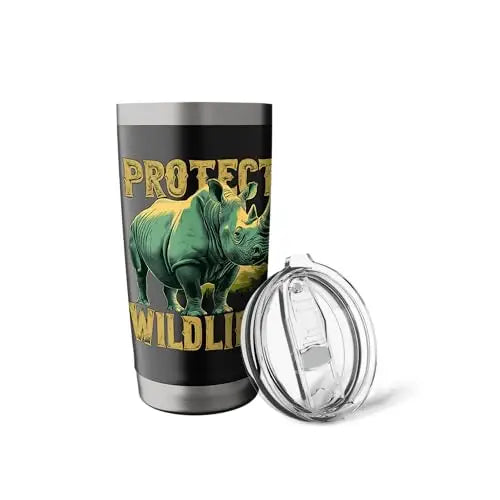 Rhino Guardian of the Wild: Protect Wildlife Stainless