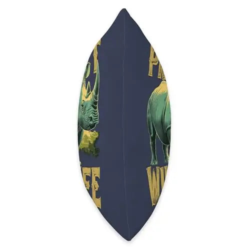 Rhino Guardian of the Wild: Protect Wildlife Throw Pillow