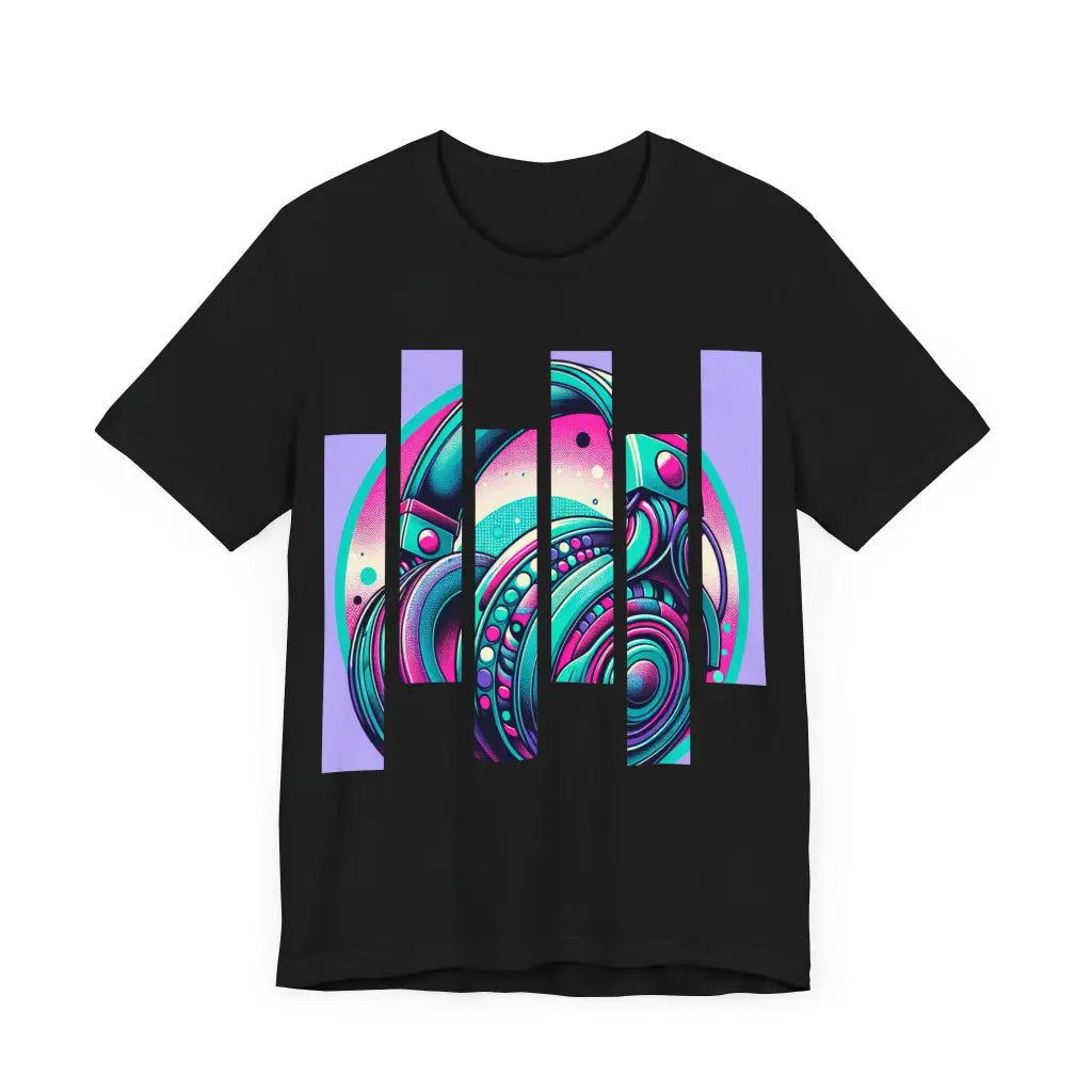 Rhythmic Echoes Jersey Short Sleeve Tee T Shirt