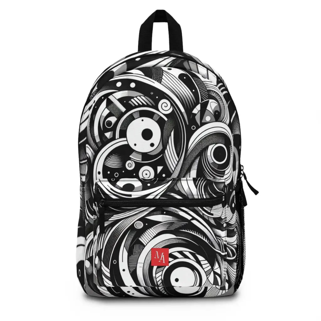 Rhythms in Monochrome Backpack One size Bags