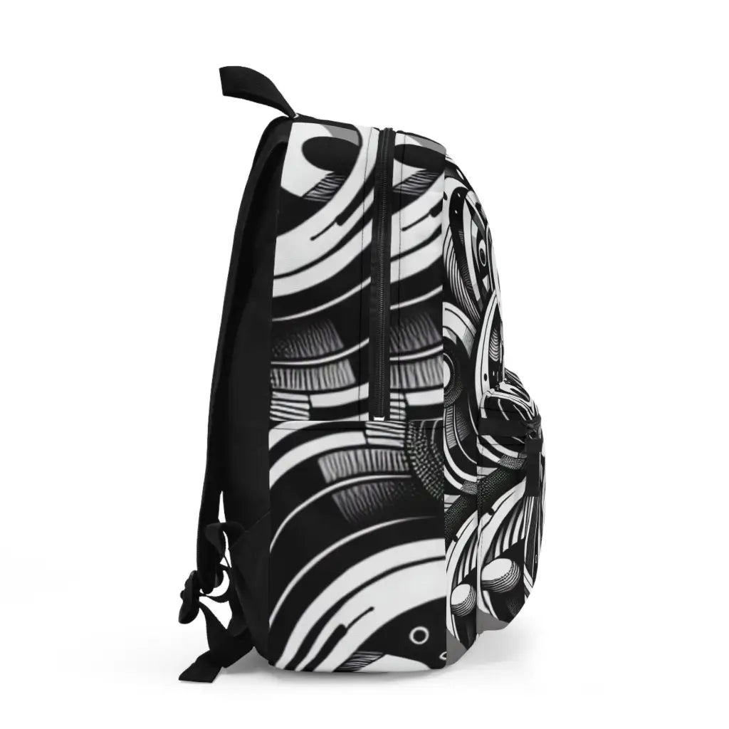 Rhythms in Monochrome Backpack One size Bags