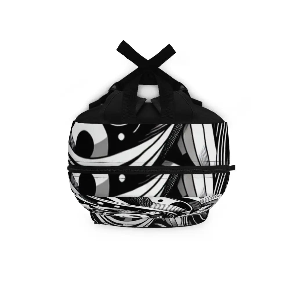 Rhythms in Monochrome Backpack One size Bags