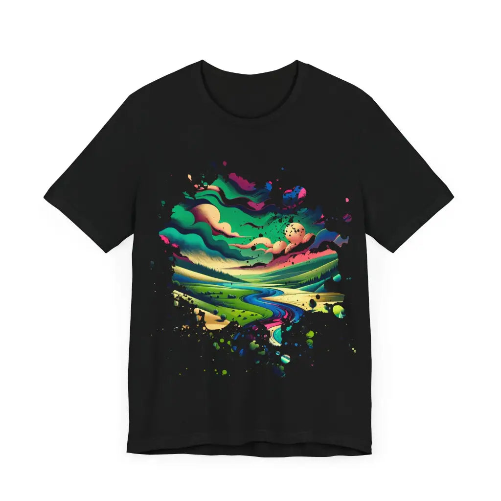 Rippling Terrain at Daybreak - Jersey Short Sleeve Tee