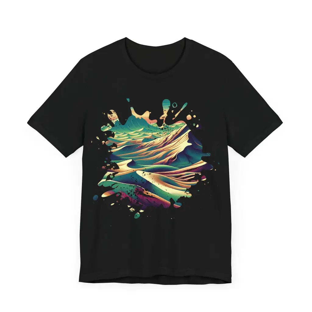 Rippling Terrain Palette - Jersey Short Sleeve Tee - T-Shirt