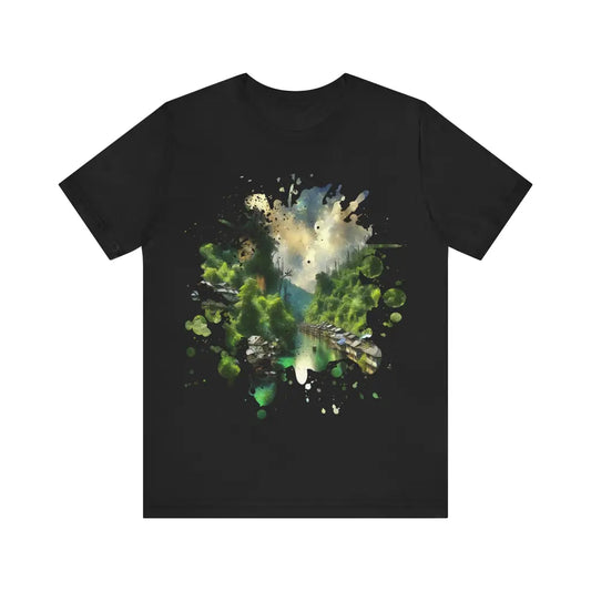 River Haven in the Foliage - Jersey Short Sleeve Tee