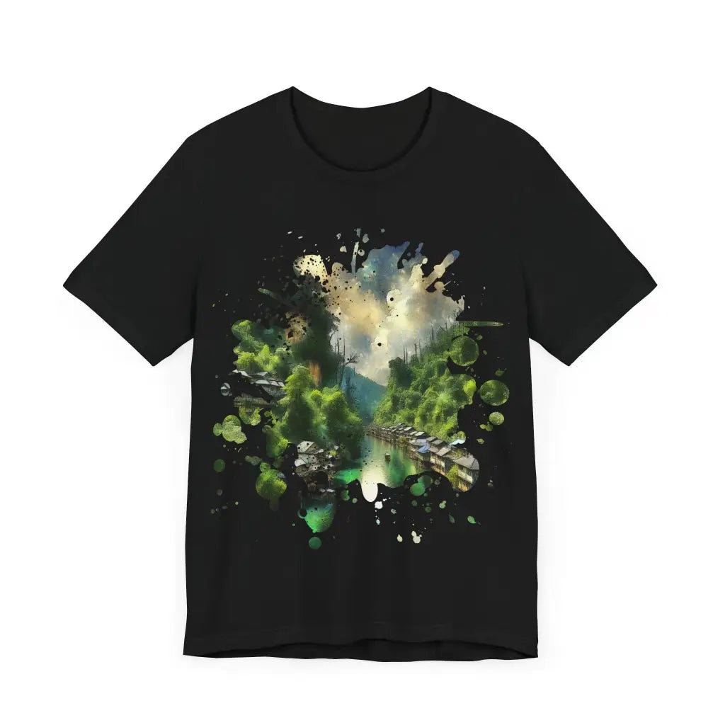 River Haven in the Foliage - Jersey Short Sleeve Tee