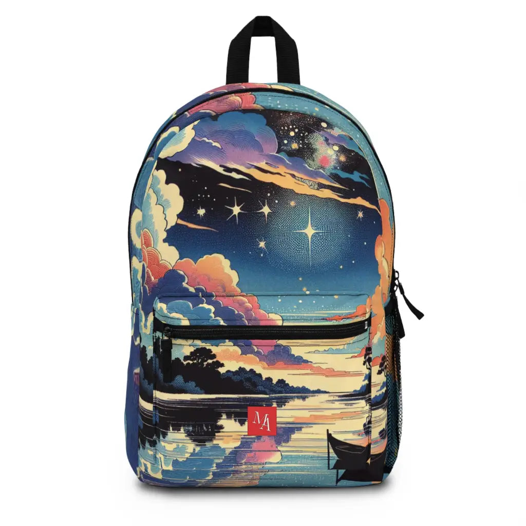 River Under Celestial Glow Backpack One size Bags