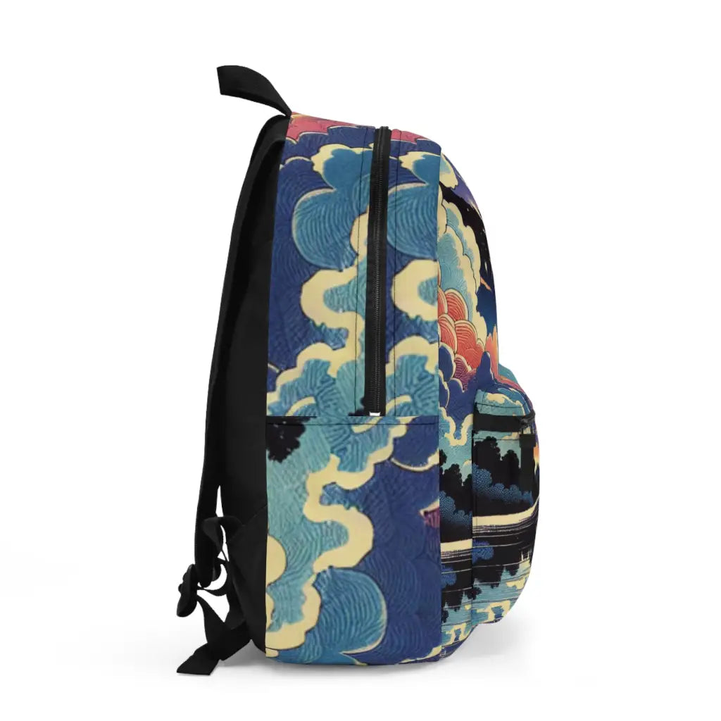 River Under Celestial Glow Backpack One size Bags