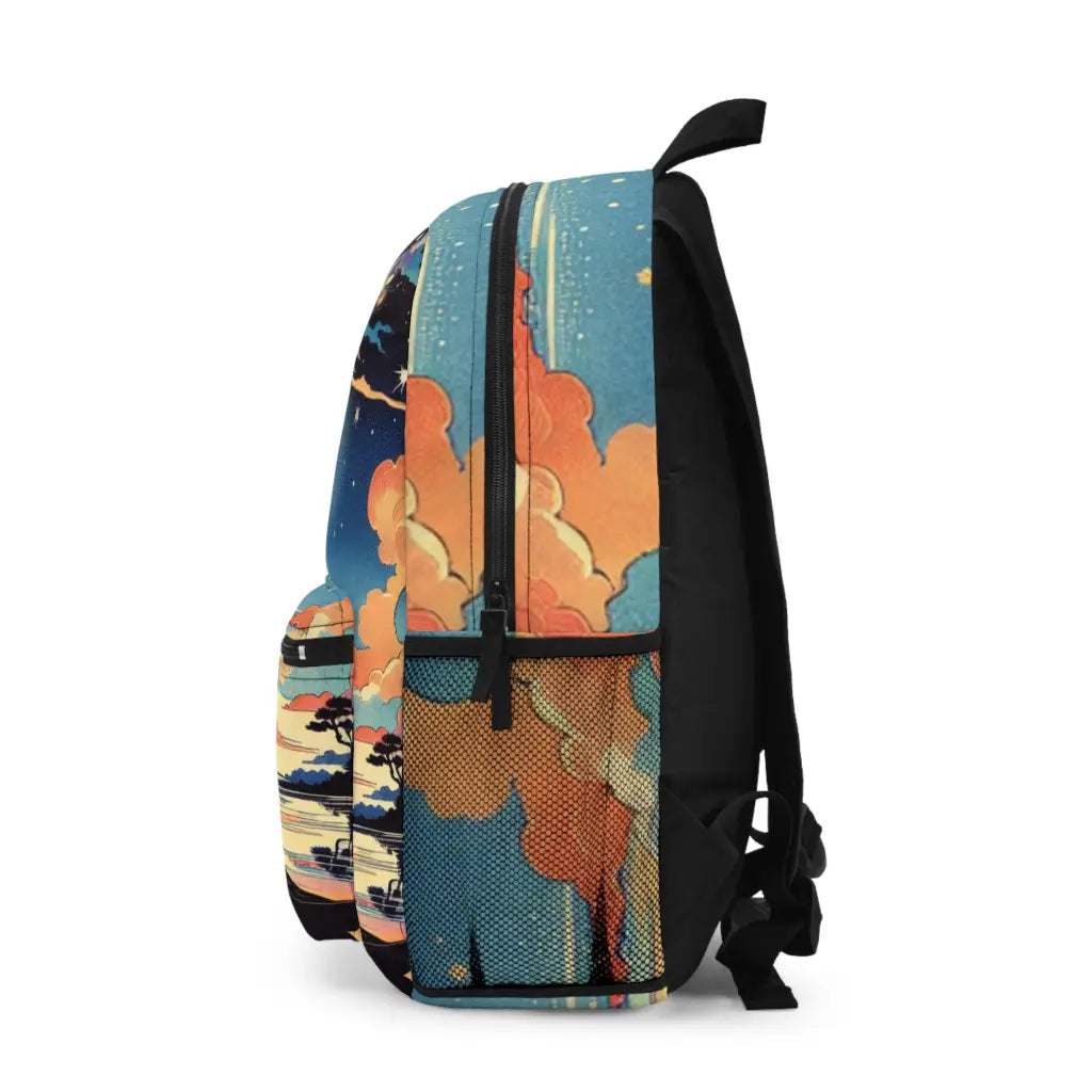 River Under Celestial Glow Backpack One size Bags